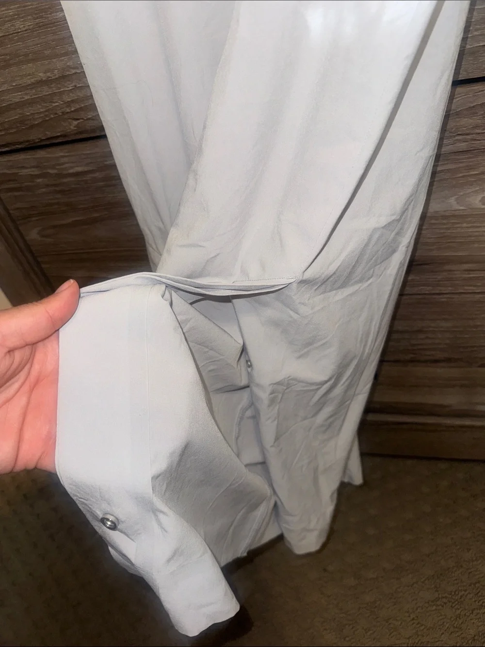 Athleta Light Gray Women's Wide-Leg Ankle Pant - Picture 2 of 6